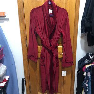 Red Robe (velvet-"like" fabric Sz S